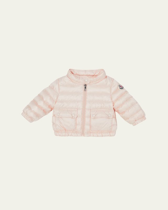 Girl's Lans Quilted Down Jacket, Size 9M-3